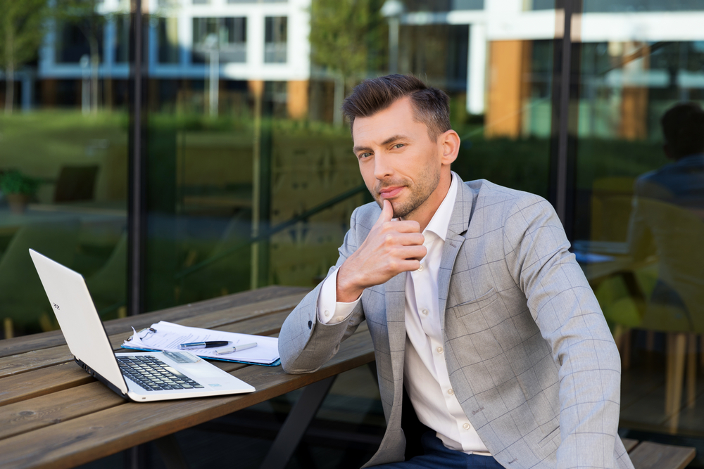 sesja biznesowa w plenerze