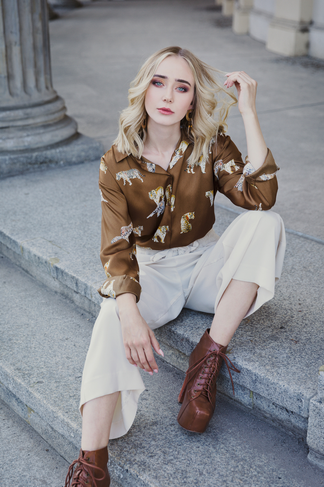 sesja kobieca w plenerze