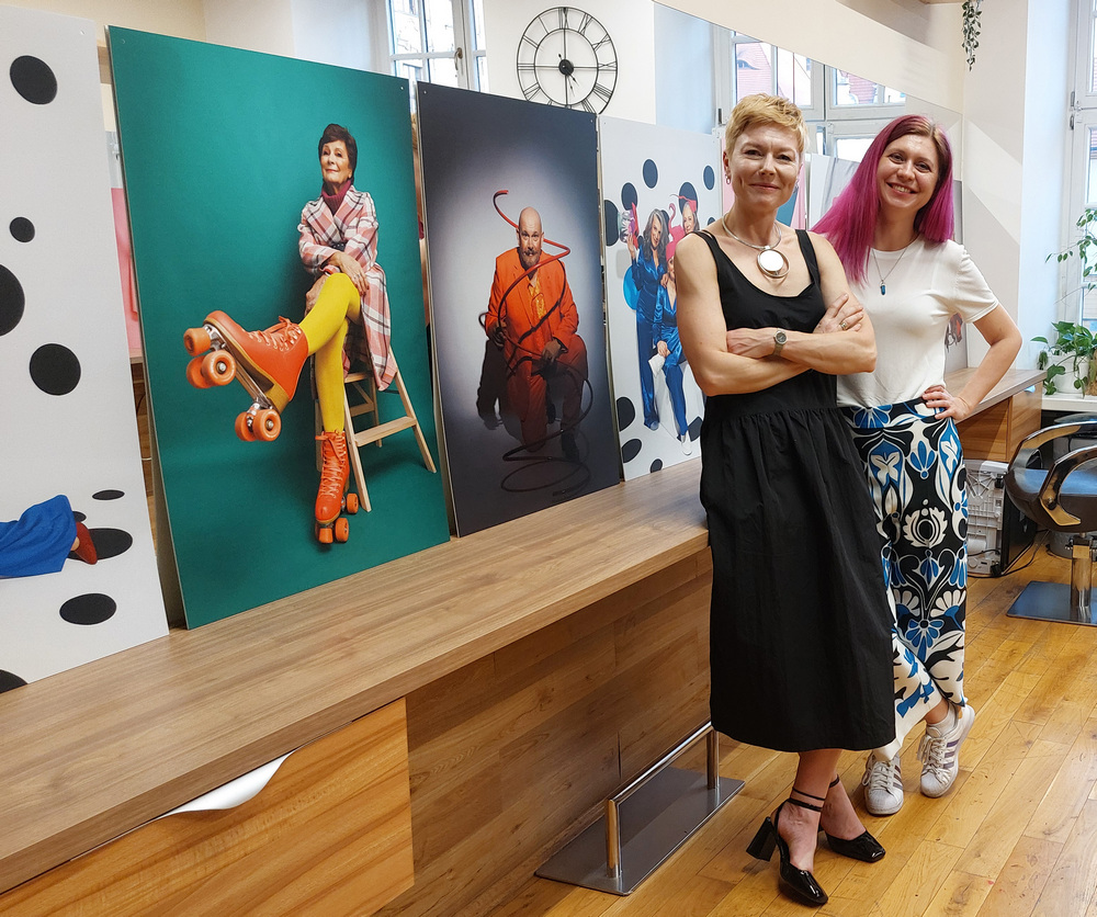 wernisaż wystawy z osobami 60plus