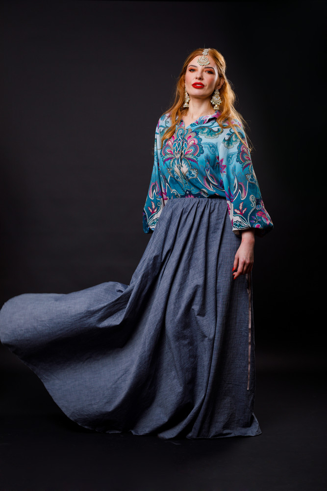 barokowa sesja kobieca w studio