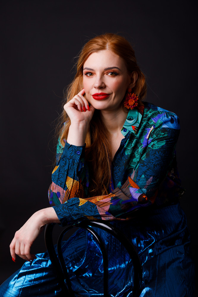 barokowa sesja kobieca w studio