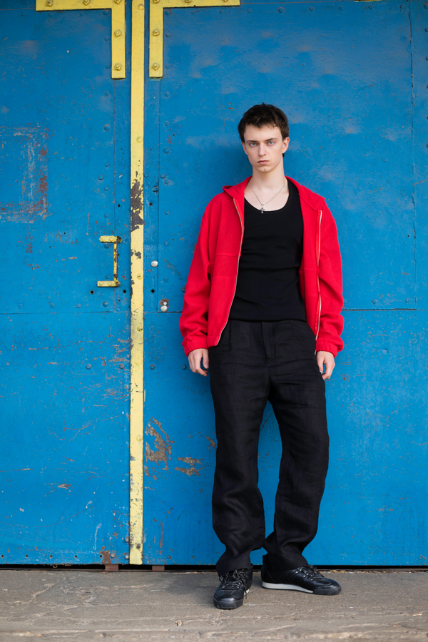 sesja zdjęciowa dla modela w plenerze Wrocław